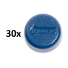 Magnet 15mm blå | 123ink 30st 301283 - 1
