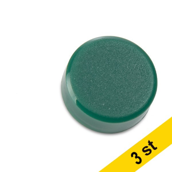 Magnet 15mm grön | 123ink 30st 301286 - 1