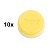 Magnet 15mm gul | 123ink 10st
