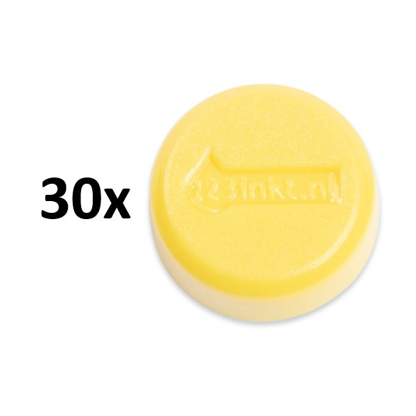 Magnet 15mm gul | 123ink 30st⭐ 301285 - 1