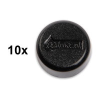 Magnet 15mm svart | 123ink 10st