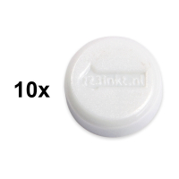 Magnet 15mm vit | 123ink 10st