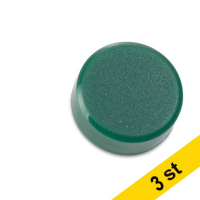 Magnet 20mm | 123ink | grön | 10st x3