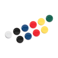 Magnet 20mm | 123ink | sorterade färger | 10st⭐ 6162099C 301265