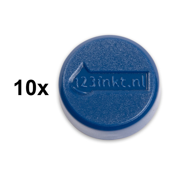 Magnet 20mm blå | 123ink 10st 301260 - 1