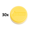 Magnet 20mm gul | 123ink 30st 301292 - 1