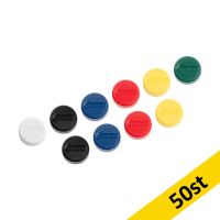 Magnet 20mm sorterade färger | 123ink 50st⭐ 301295