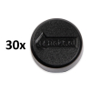 Magnet 20mm svart | 123ink 30st 301289 - 1