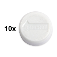 Magnet 20mm vit | 123ink 10st