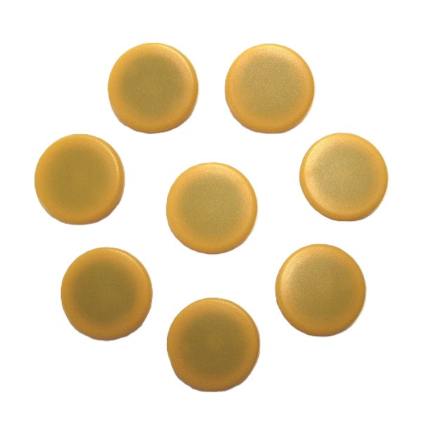 Magnet 25mm gul | Büngers 7st 360890 - 1