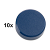 Magnet 30mm | 123ink | blå | 10st $$