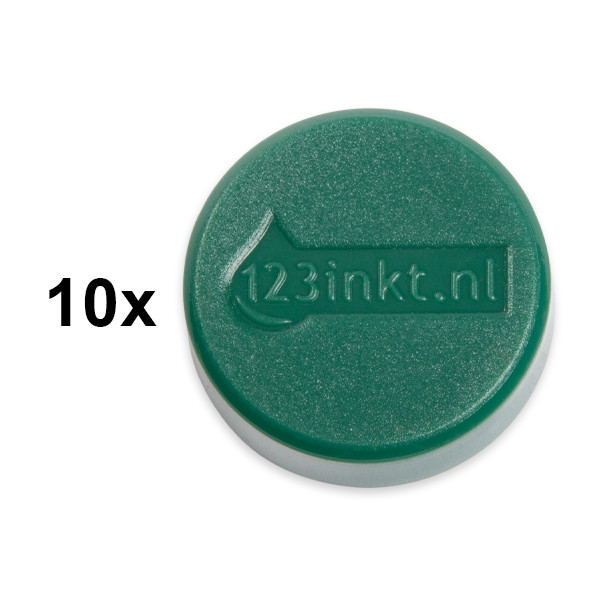 Magnet 30mm | 123ink | grön | 10st⭐ 301270 - 1