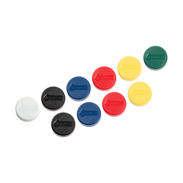 Magnet 30mm | 123ink | sorterade färger | 10st⭐ 6163299C 301272 - 1