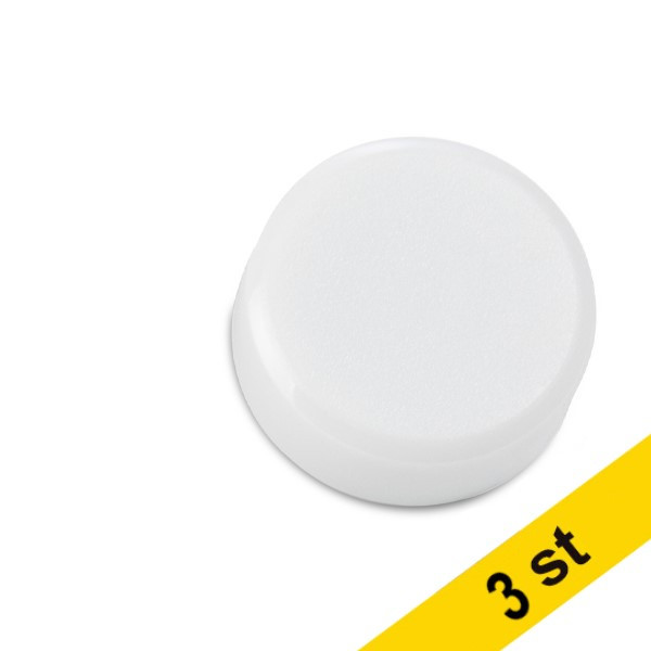 Magnet 30mm | 123ink | vit | 10st x3  301301 - 1