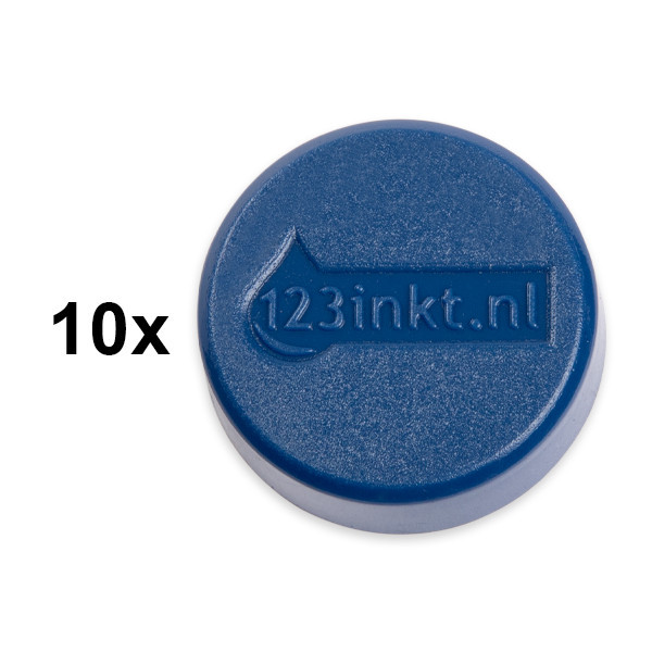 Magnet 30mm blå | 123ink 10st 301267 - 1