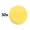 Magnet 30mm gul | 123ink 30st 301299 - 1