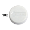 Magnet 30mm vit | 123ink 10st