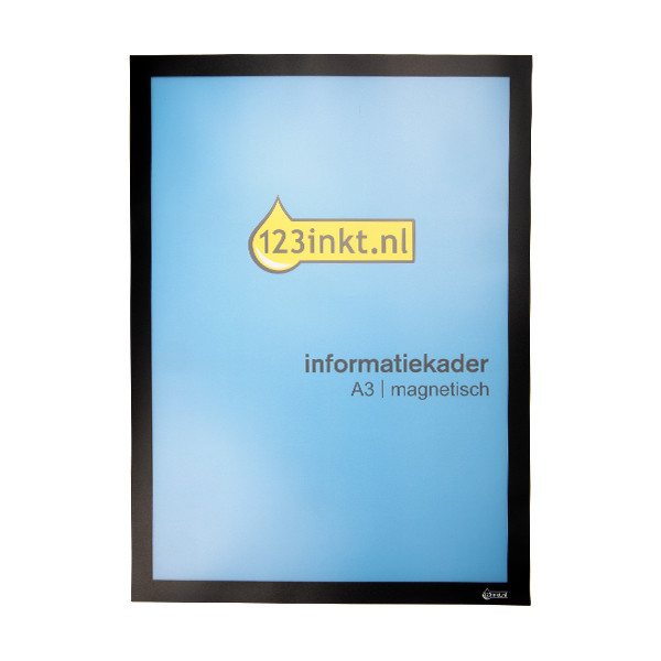 Magnetram A3 magnetisk | 123ink | svart 301634 - 1