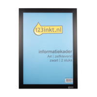 Magnetram A4 självhäftande | 123ink | svart | 2st 301245