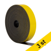 Magnettejp (raderbar) 2cm x 10m | 123ink gul | 3st 302138 - 1