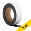 Magnettejp (raderbar) 4cm x 10m | 123ink vit | 3st 302135 - 1