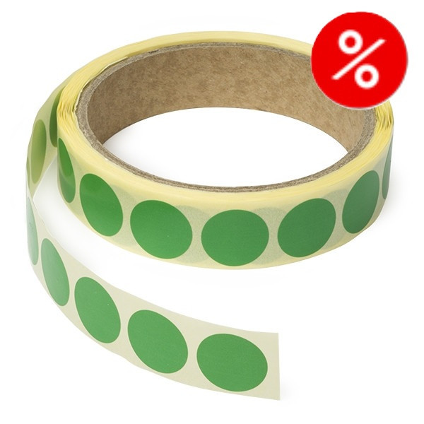 Markeringspunkter Ø18mm grön | 123ink | 1.000st⭐ 238592 - 1