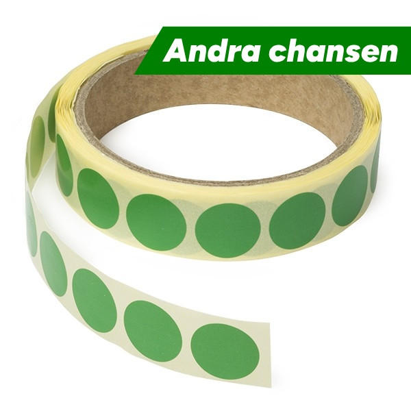 Markeringspunkter Ø18mm grön | 123ink | 1.000st⭐ 238592 - 1