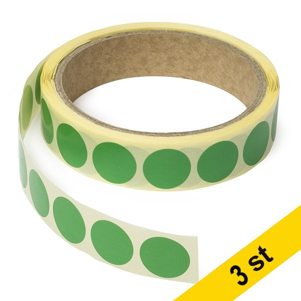 Markeringspunkter Ø18mm grön | 123ink | 3.000st ⭐ 035232 - 1