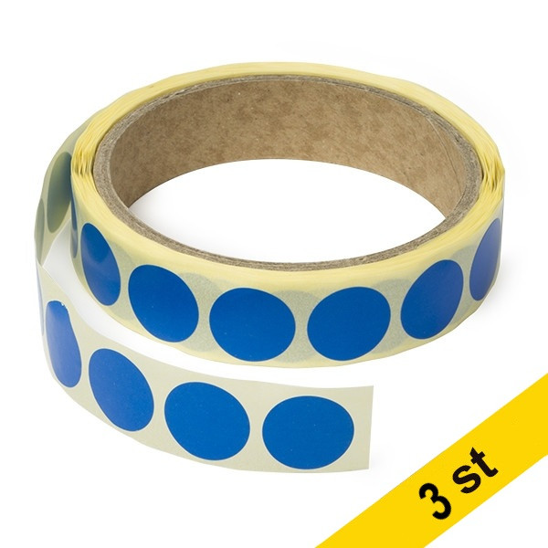 Markeringspunkter Ø18mm ljusblå | 123ink | 3.000st ⭐ 035234 - 1