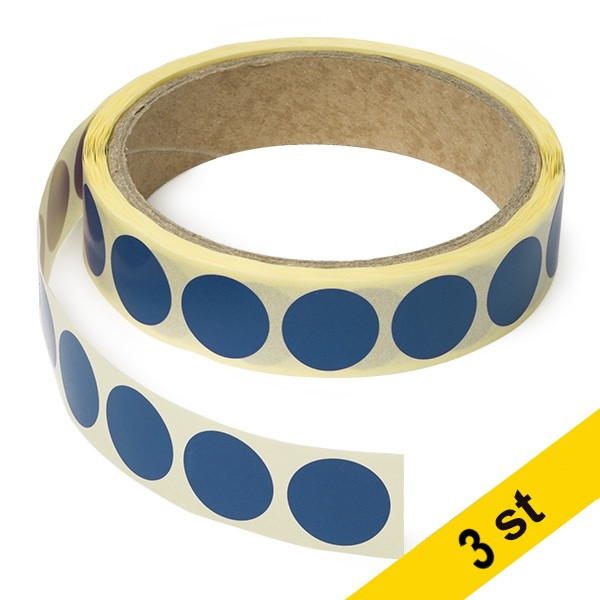 Markeringspunkter Ø18mm mörkblå | 123ink | 3.000st 035243 - 1