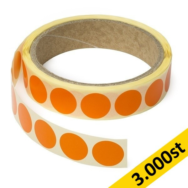 Markeringspunkter Ø18mm orange | 123ink | 3.000st ⭐ 035235 - 1