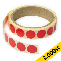 Markeringspunkter Ø18mm röd | 123ink | 3.000st 035233
