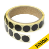 Markeringspunkter Ø18mm svart | 123ink | 3.000st