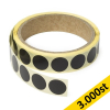 Markeringspunkter Ø18mm svart | 123ink | 3.000st