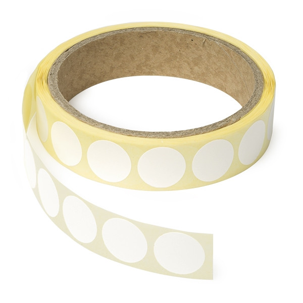 Markeringspunkter Ø18mm vit | 123ink | 1.000st 300795 - 1