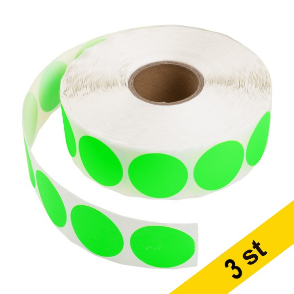 Markeringspunkter Ø35mm grön | 123ink | 2.000st x3 302356 - 1