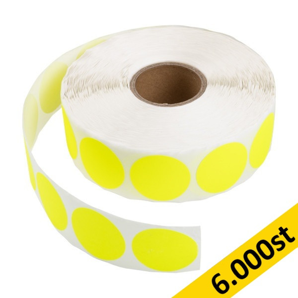 Markeringspunkter Ø35mm gul | 123ink | 2.000st x3 302357 - 1