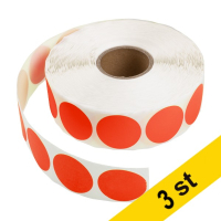 Markeringspunkter Ø35mm röd | 123ink | 2.000st x3 302355