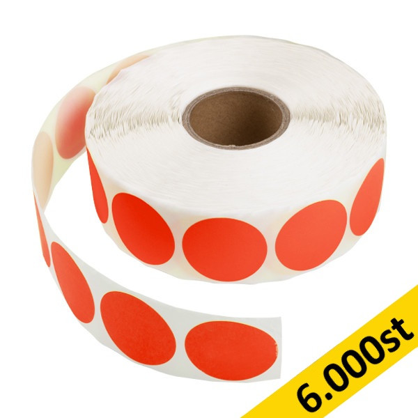 Markeringspunkter Ø35mm röd | 123ink | 2.000st x3 302355 - 1