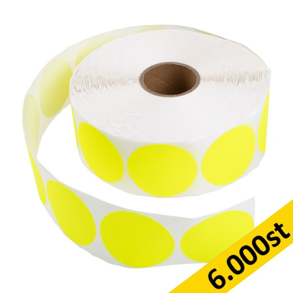 Markeringspunkter Ø50mm gul | 123ink | 2.000st x3 302362 - 1