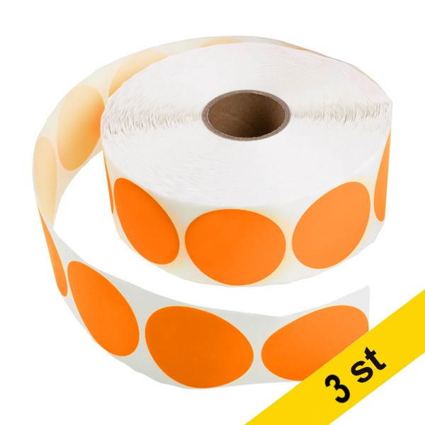 Markeringspunkter Ø50mm orange | 123ink | 2.000st x3 302363 - 1
