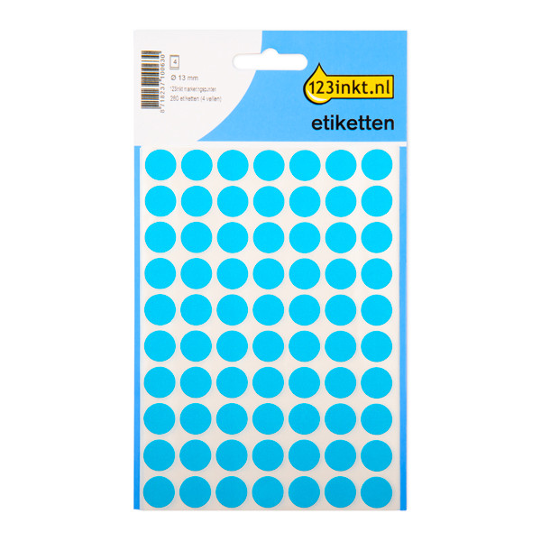 Markeringspunkter 13mm Ø | blå | 123ink | 280st⭐ 3142C 301478 - 1