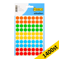 Markeringspunkter 13mm Ø blandade färger | 123ink | 1.400st⭐ 301507
