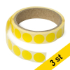 Markeringspunkter 18mm Ø | gul | 123ink | 1.000st x3