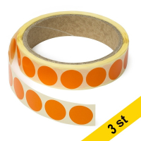 Markeringspunkter 18mm Ø orange | 123ink | 1.000st x3  035235
