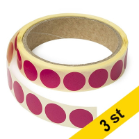 Markeringspunkter 18mm Ø rosa | 123ink | 1.000st x3  035245