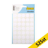 Markeringspunkter 19mm Ø vit | 123ink | 525st 301520
