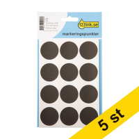 Markeringspunkter 32mm Ø | svart | 123ink | 240st x5  301525