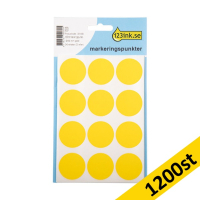 Markeringspunkter 32mm Ø gul | 123ink | 1.200st 301524