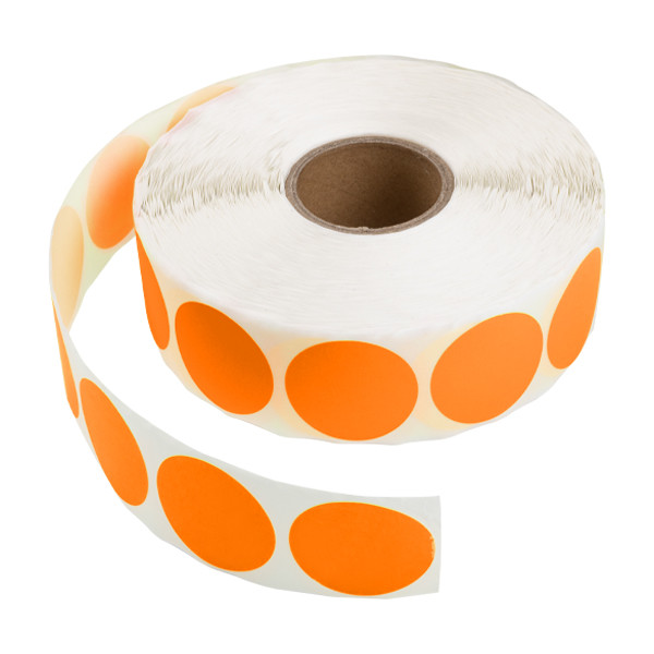 Markeringspunkter 35mm Ø | orange | 123ink | 2.000st 89511 302336 - 1